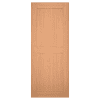 rustic paneled red grandis exterior shutter 2 sections