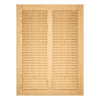 custom pine louvered bahama and bermuda exterior shutter