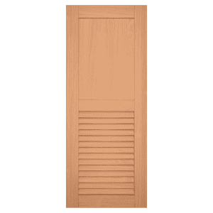 flat panel shaker style panel over louver red grandis exterior shutter