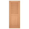 louver over raised panel red grandis exterior shutter