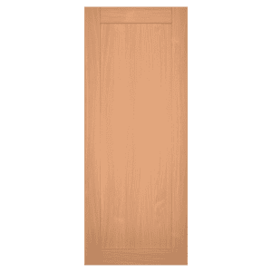 flat panel shaker style red grandis single exterior shutter
