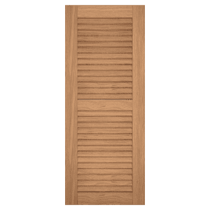 Mahogany Louvered Exterior Shutters | 1 Pair
