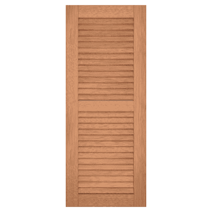Cedar Louvered Exterior Shutters | 1 Pair