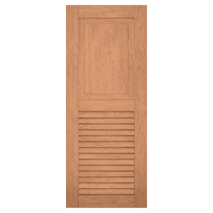 Cedar Combination (Paneled/Louvered) Exterior Shutter | 1 Pair