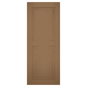 pvc raised panel 50_50 Front exterior shutter