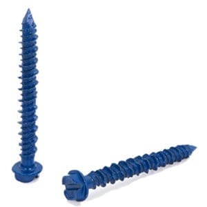 Masonry Screws | Hex Head | #10 x 1 3/4" | Pack of 10