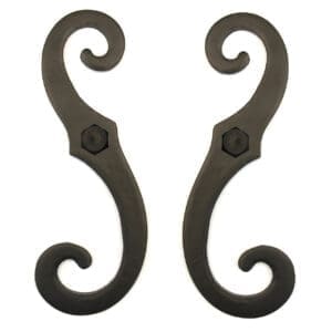 Heavy Duty S Stays (Hooks) | Galvanized Carbon Steel | 1 Pair